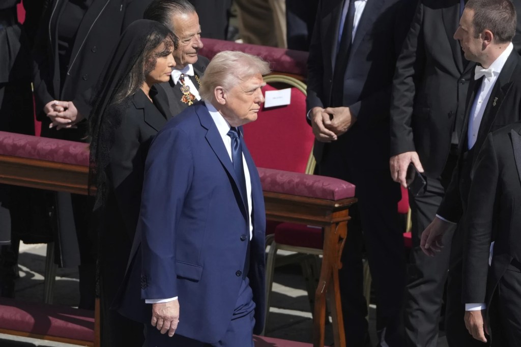 Trump asiste al funeral del Papa&nbsp;Francisco