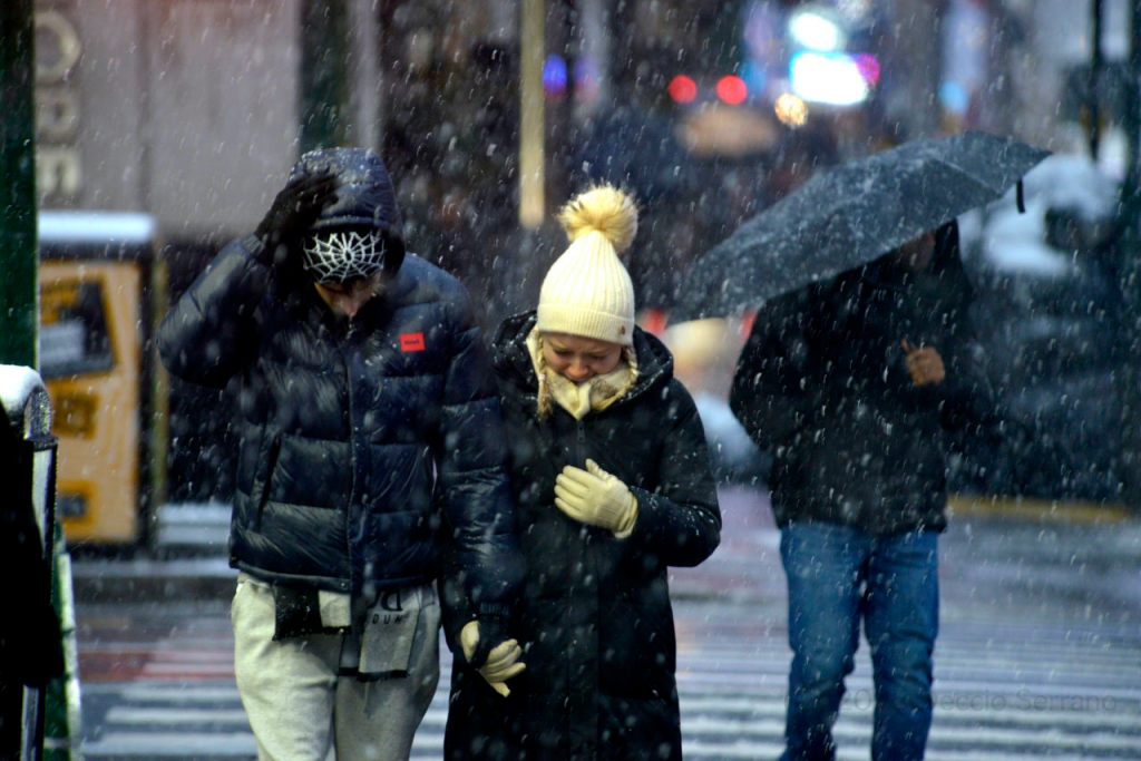 La Gran Manzana despierta bajo copos: Nueva York vive su primera nevada de la&nbsp;temporada