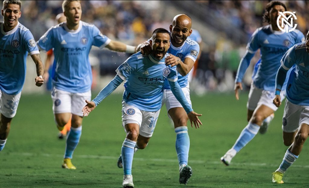 NYCFC firma una victoria heroica en Filadelfia y avanza a la final del&nbsp;Este