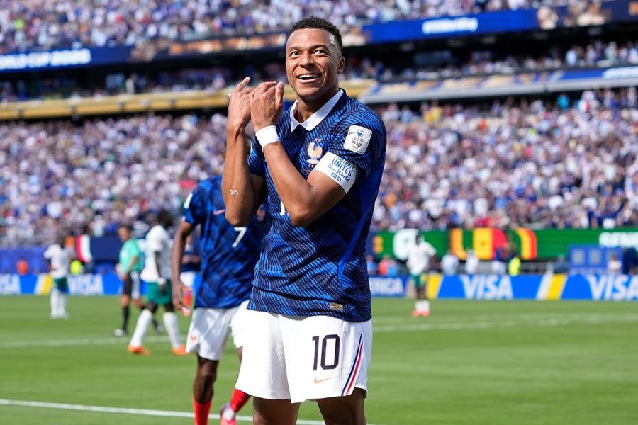 Kylian Mbappe salva el honor de Francia en su partido contra&nbsp;Senegal