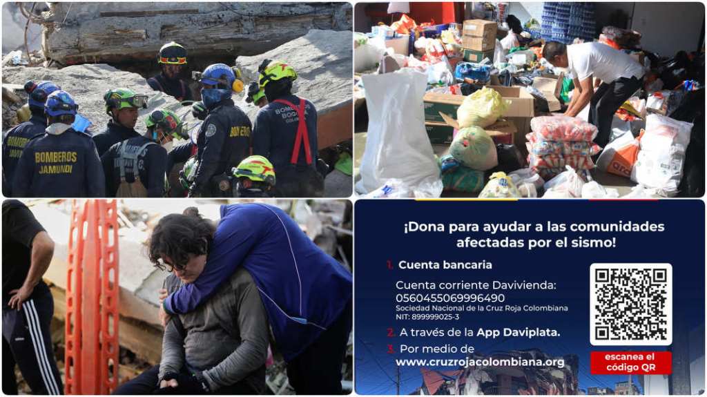 Tras el terremoto, Cali se moviliza para reunir sangre y ayuda&nbsp;humanitaria